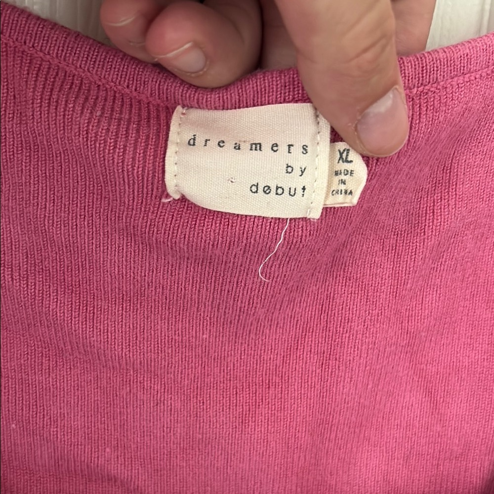 Pink Ruffled Sleeve Top - Picture 2 of 3